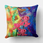 アゲハチョウの魅力2の意見の枕 クッション (裏面)