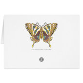 アゲハチョウアステカカード (裏面横)