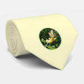 アゲハチョウオンイエローバタフライブッシュ ネクタイ (ロール)