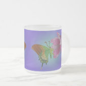 アゲハチョウオンMagnolia 10 zガラスマグカップ フロストグラスマグカップ (正面右)