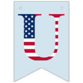 アゲハチョウカスタムパーティーバンティンバナー7月4日 バンティングフラッグ (第2の旗)