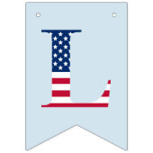 アゲハチョウカスタムパーティーバンティンバナー7月4日 バンティングフラッグ (第3の旗)