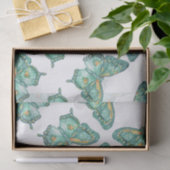 アゲハチョウバタフライデザインオンティッシュペーパー 薄葉紙 (ギフト)