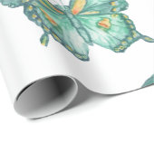 アゲハチョウバタフライデザインオン包装紙 ラッピングペーパー (ロールコーナー)