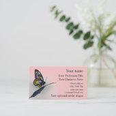 アゲハチョウバタフライデザイン名刺 名刺 (スタンド正面)