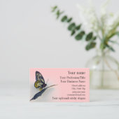 アゲハチョウバタフライデザイン名刺 名刺 (スタンド正面)