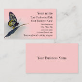 アゲハチョウバタフライデザイン名刺 名刺 (正面/裏面)