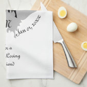 アゲハチョウバタフライモノグラム キッチンタオル (四つ折り)