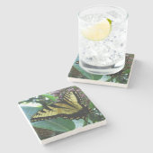 アゲハチョウバタフライIオンミルクウィードアットシェナンドア ストーンコースター (横)