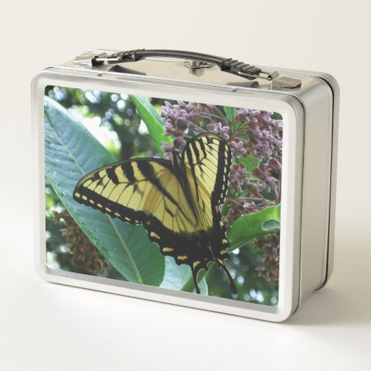 アゲハチョウバタフライIオンミルクウィードアットシェナンドア メタルランチボックス (裏面)