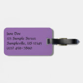 アゲハチョウバタフライIオンミルクウィードアットシェナンドア ラゲッジタグ (裏面横)