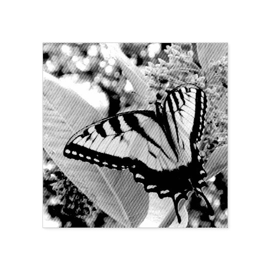 アゲハチョウバタフライIオンミルクウィードアットシェナンドア ラバースタンプ (インプリント)