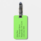 アゲハチョウバタフライIIアットシェナンドア ラゲッジタグ (裏面縦)