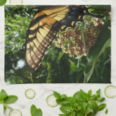 アゲハチョウバタフライIII美しいカラフル写真 キッチンタオル (折り畳み)