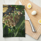 アゲハチョウバタフライIII美しいカラフル写真 キッチンタオル (四つ折り)