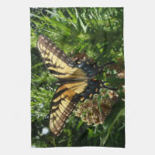 アゲハチョウバタフライIII美しいカラフル写真 キッチンタオル (縦)