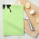 アゲハチョウバタフライIII美しいカラフル写真 キッチンタオル (四つ折り)