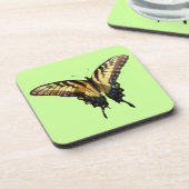 アゲハチョウバタフライIII美しいカラフル写真 コースター (左側)