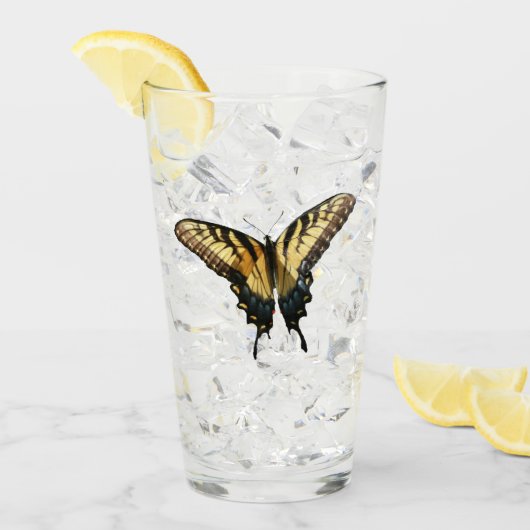 アゲハチョウバタフライIII美しいカラフル写真 タンブラーグラス (アイス正面)