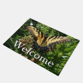 アゲハチョウバタフライIII美しいカラフル写真 ドアマット (アングル)