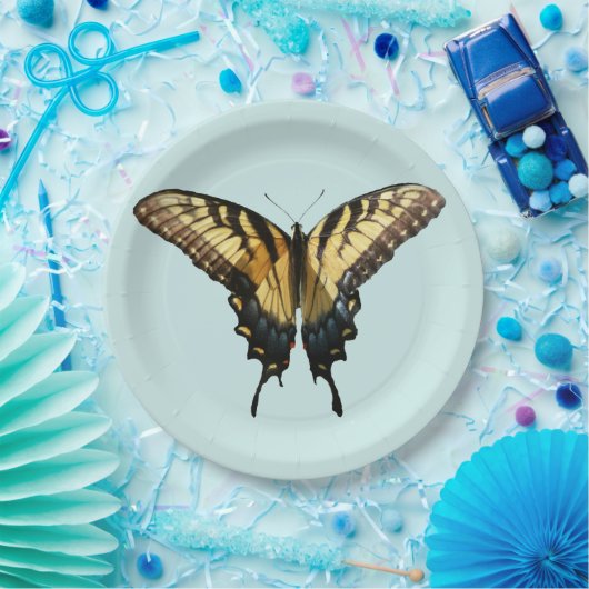 アゲハチョウバタフライIII美しいカラフル写真 ペーパープレート (パーティー)