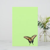 アゲハチョウバタフライIII美しいカラフル写真 便箋 (スタンド正面)