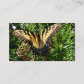 アゲハチョウバタフライIII美しいカラフル写真 名刺 (裏面)