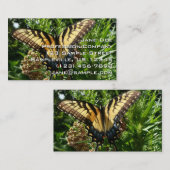 アゲハチョウバタフライIII美しいカラフル写真 名刺 (正面/裏面)