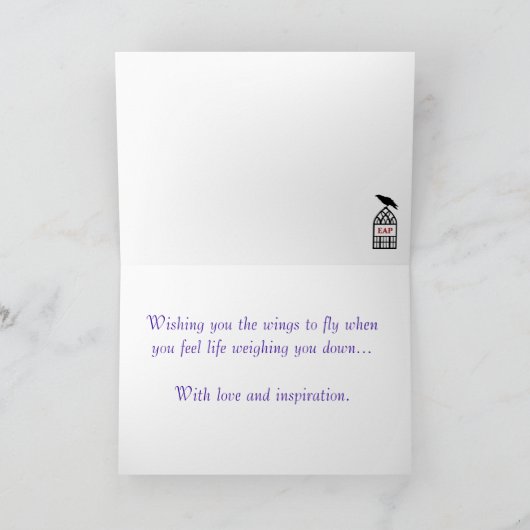 アゲハチョウモネ カード (内部)