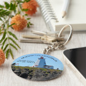 アゲハチョウライトハウスグランドマナンN.B.キーチェーン キーホルダー (側面)