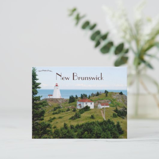 アゲハチョウライトハウスノースヘッドニューブランズウィック ポストカード (スタンド正面)