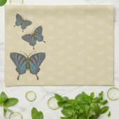アゲハチョウ日本のハンドタオル キッチンタオル (折り畳み)