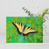 アゲハチョウ蝶の着陸 サンキューカード (スタンド正面)