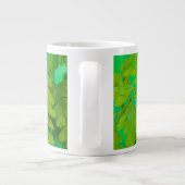 アゲハチョウ蝶の着陸 ジャンボコーヒーマグカップ (裏面)