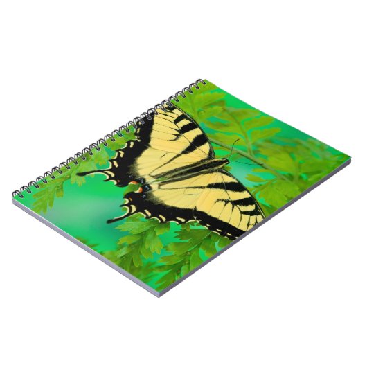 アゲハチョウ蝶の着陸 ノートブック (左側)