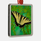 アゲハチョウ蝶の着陸 メタルオーナメント (右)