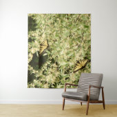 アゲハチョウ蝶の花の低木 タペストリー (インサイチュ)