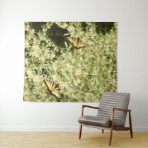 アゲハチョウ蝶の花の低木