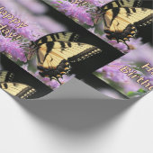 アゲハチョウ蝶の誕生日の願い ラッピングペーパー (角)