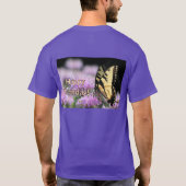 アゲハチョウ蝶の誕生日の願い Tシャツ (裏面)