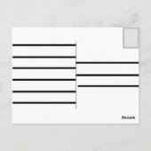 アゲハチョウ蝶 ポストカード (裏面)