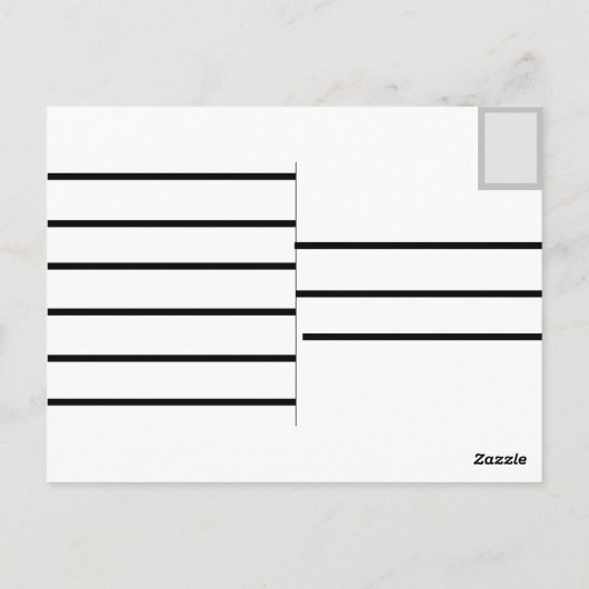 アゲハチョウ蝶 ポストカード (裏面)