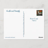 アゲハチョウ蝶 ポストカード (裏面)