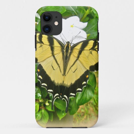 アゲハチョウ蝶 – 花 Case-Mate iPhoneケース (裏面)