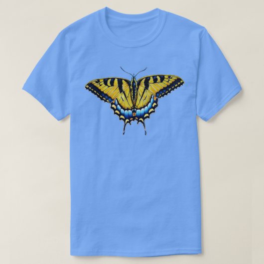 アゲハチョウ蝶 Tシャツ (デザイン正面)