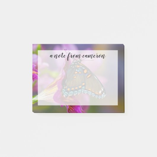 アゲハチョウ ポストイット (正面)