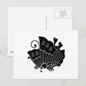 アゲハチョウ ポストカード (正面/裏面)