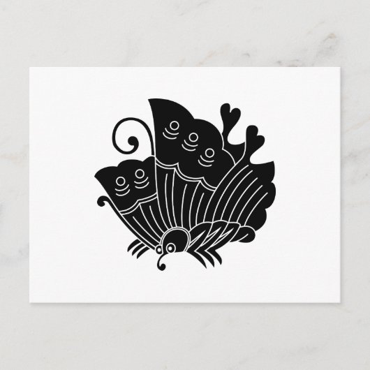 アゲハチョウ ポストカード (正面)