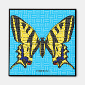 アゲハチョウ(正方形) – マグネット (正面)