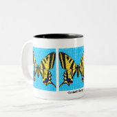 アゲハチョウ(11oz) – コンボマグカップ ツートーンマグカップ (正面左)